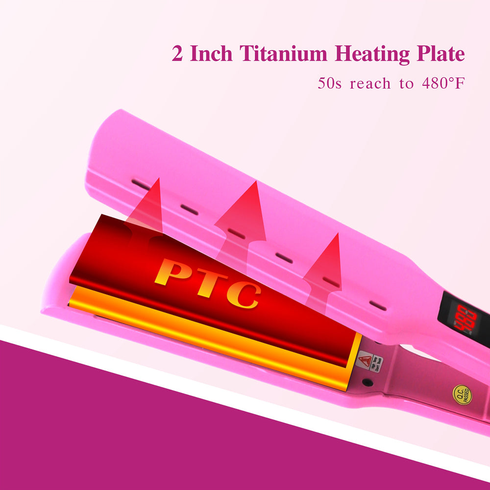 Titanium Vibrating Hair Straightener